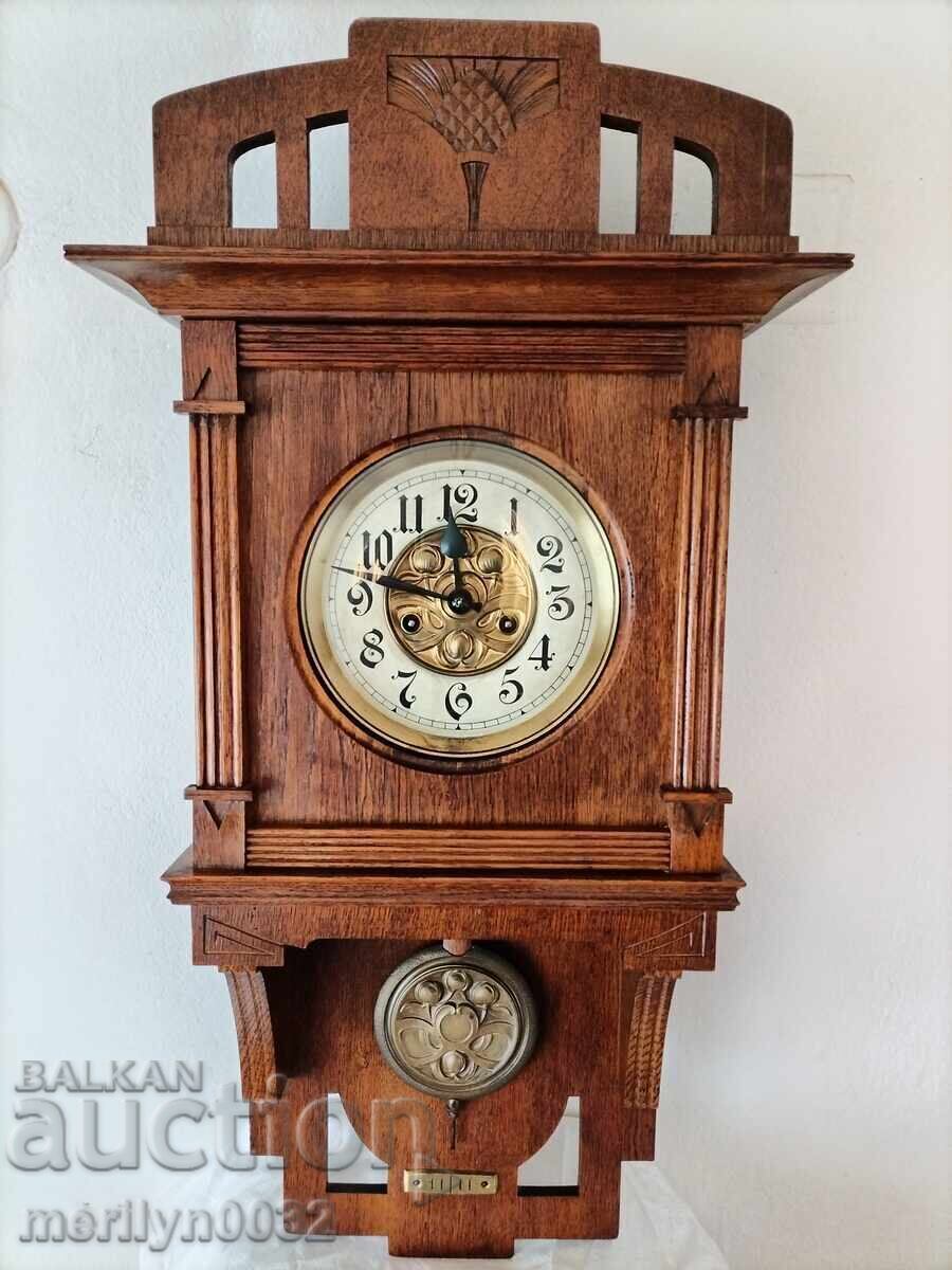 Ρολόι τοίχου Hamburg/American αρχές 20ου αιώνα ΛΕΙΤΟΥΡΓΙΚΟ Ρολόι τοίχου Hamburg/American αρχές 20ου αιώνα ΛΕΙΤΟΥΡΓΙΚΟ