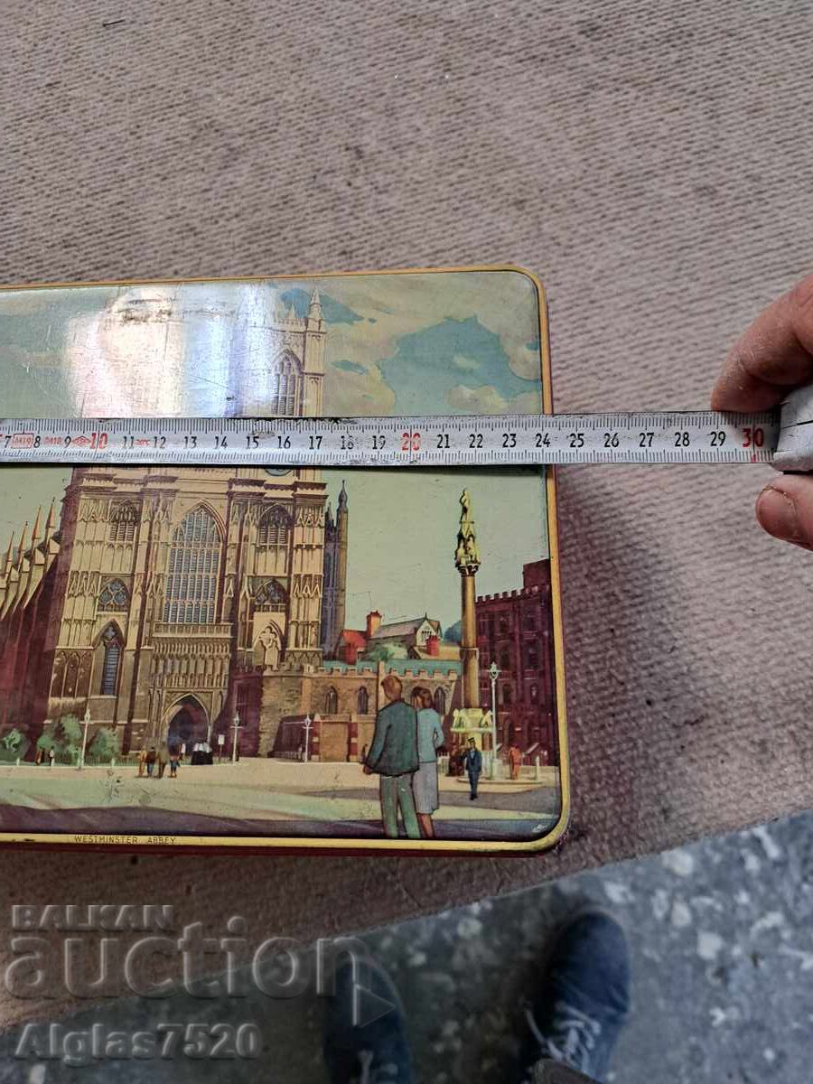 Μεγάλο παλιό μεταλλικό κουτί 1950 - 6