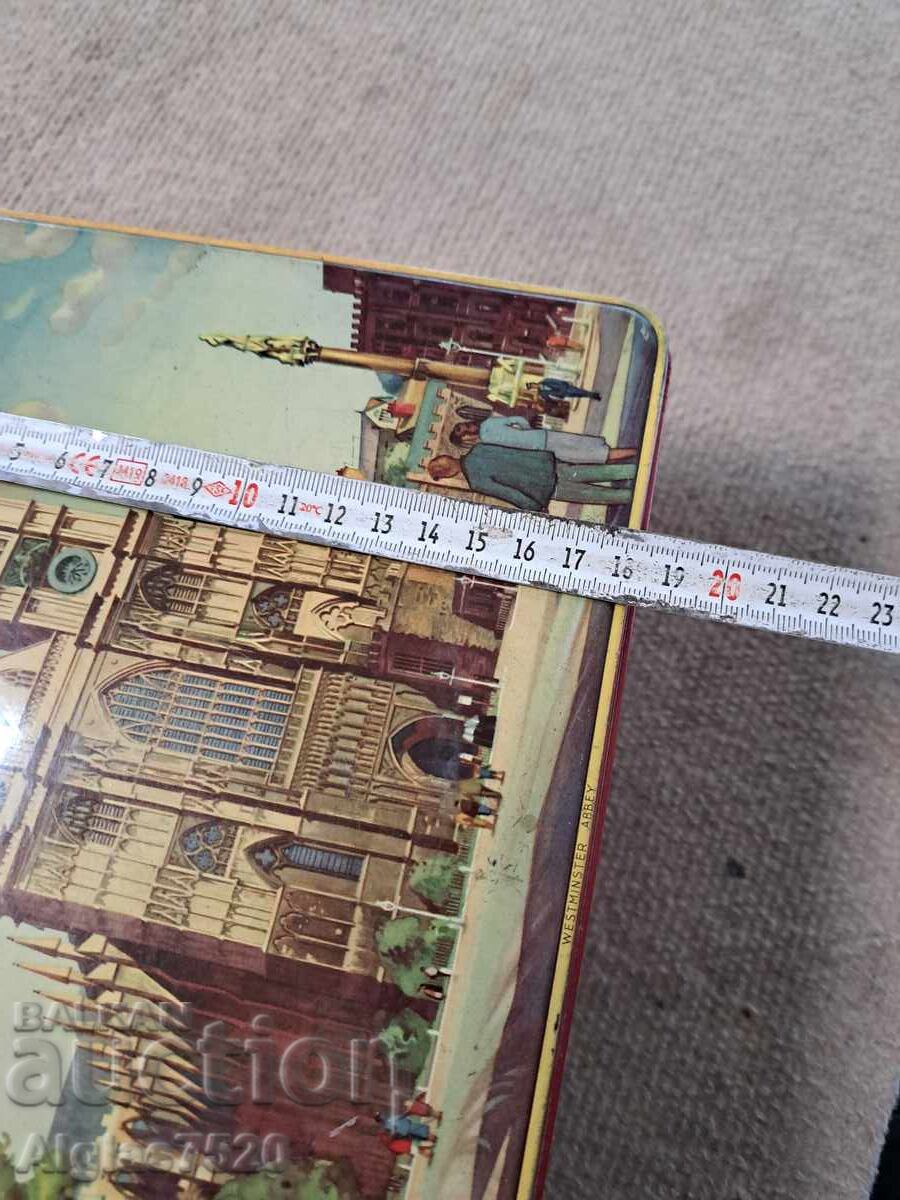 Μεγάλο παλιό μεταλλικό κουτί 1950 - 7