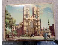 Cutie metalică veche și mare, din 1950