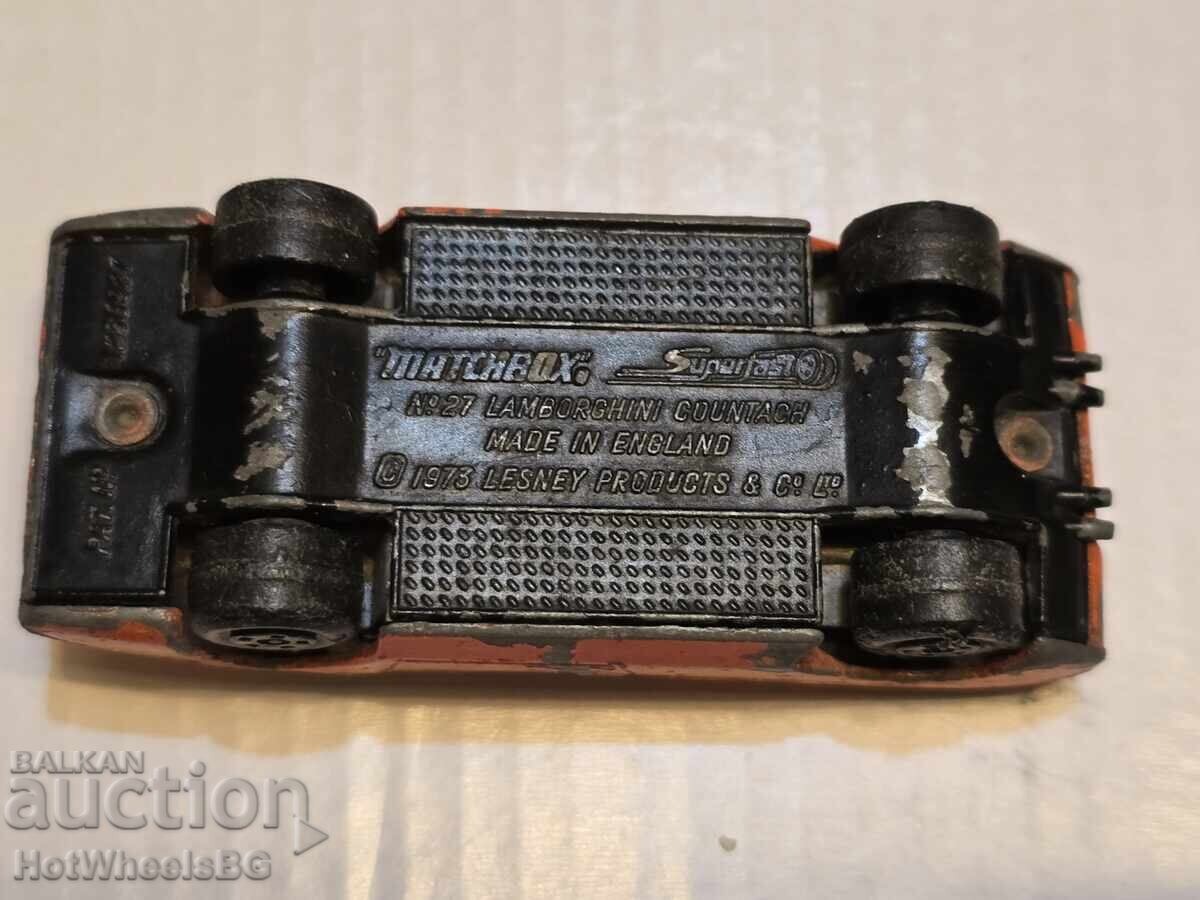 MATCHBOX LESNEY 27B Lamborghini Countach 1973 - 7 MATCHBOX LESNEY 27B Lamborghini Countach 1973 - 7