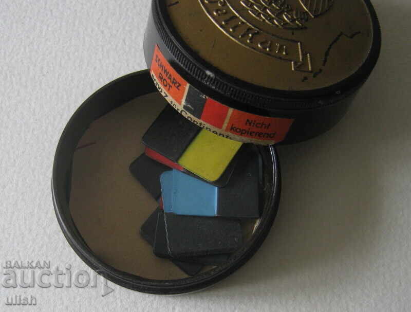 Old Bakelite box Pelikan ribbon typewriter with price 12.00 BGN | € 6.14