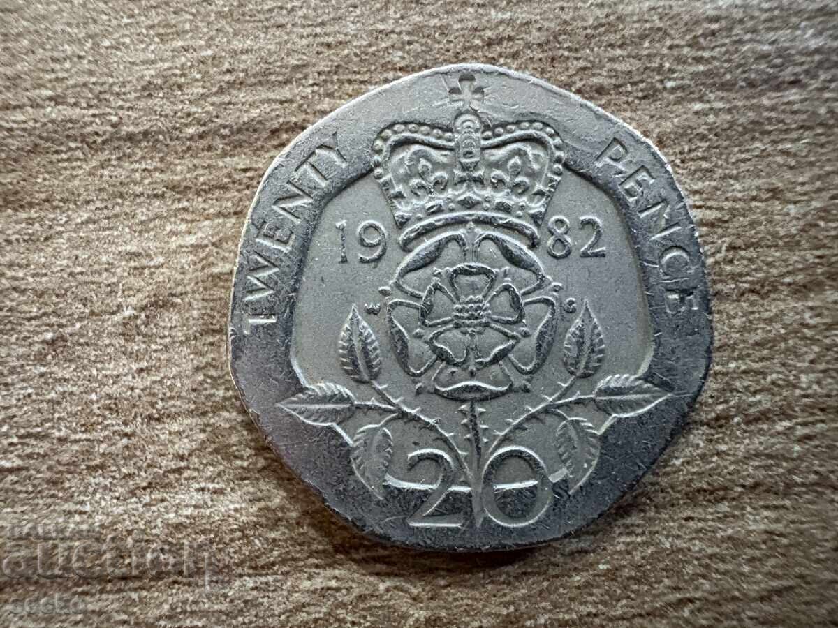 Μεγάλη Βρετανία - 20 πένες (1982) Μεγάλη Βρετανία - 20 πένες (1982)