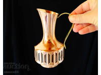 Γερμανική χάλκινη κανάτα για ρακή, διακόσμηση