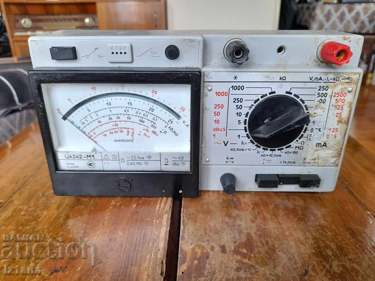 Old multimeter Ts4342-M1 with price 65.00 BGN | € 33.23