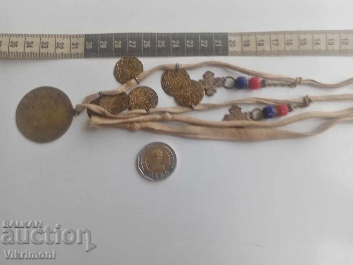 Доставка на Стар накит,гердан,пендар,етно,кръст,връв,от на баба скрина