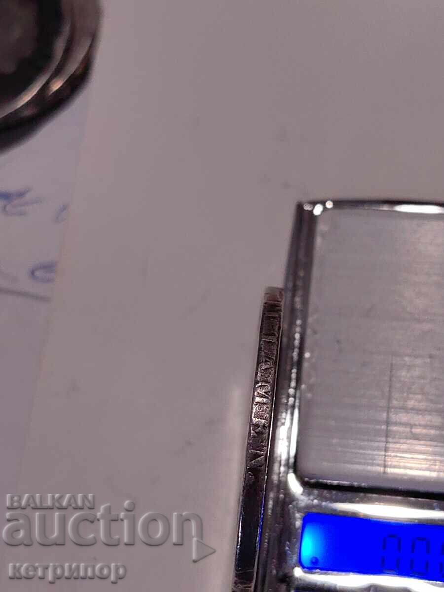 Δημοπρασία 1 κορώνα crown Ηνωμένου Βασιλείου 1819 srebŭrna