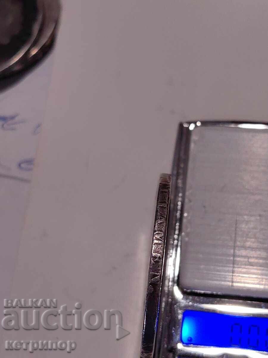 Licitație 1 coroană crown Marea Britanie 1819 argint