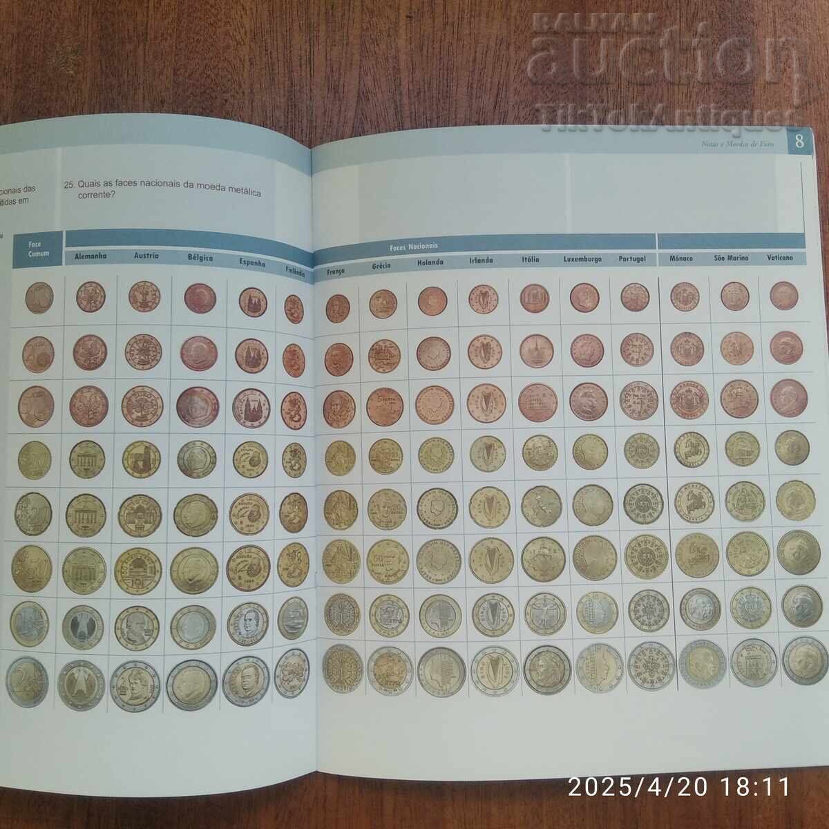 Delivery of Book in Portuguese about Euro banknotes and coins Delivery of Book in Portuguese about Euro banknotes and coins