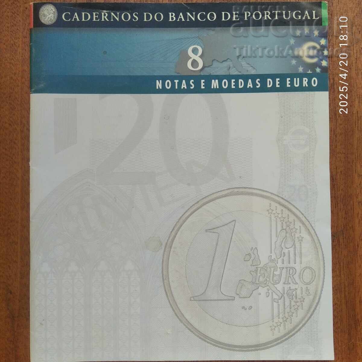 Book in Portuguese about Euro banknotes and coins Book in Portuguese about Euro banknotes and coins
