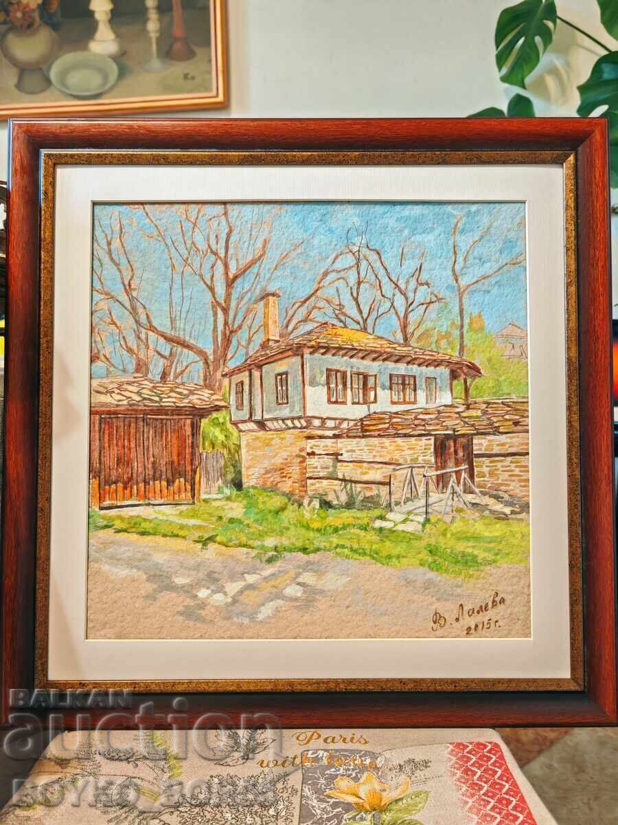 Πίνακας της Ρουσενιανής ζωγράφου Βιολέτα Λάλεβα