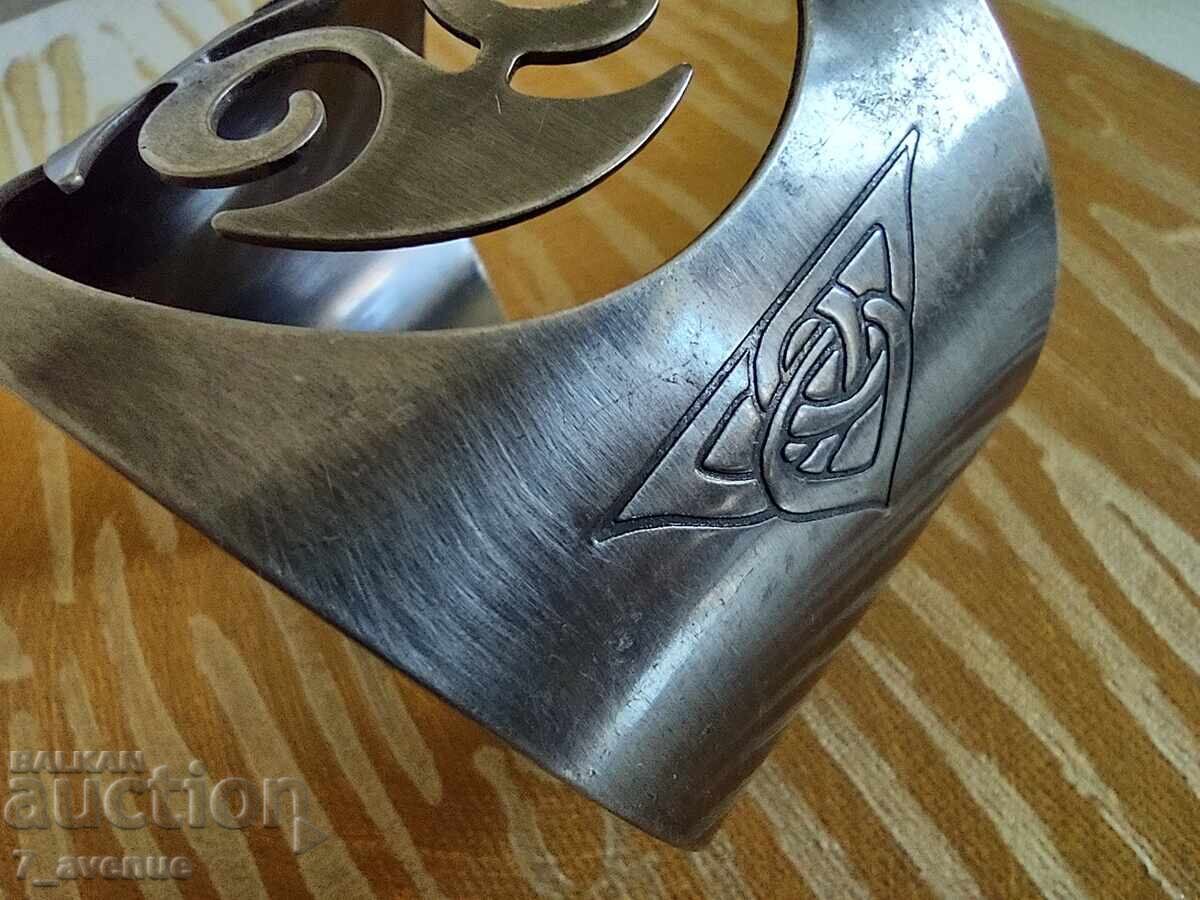 Wide bracelet with Viking motifs 20.04.25 with price 69.00 BGN | € 35.28