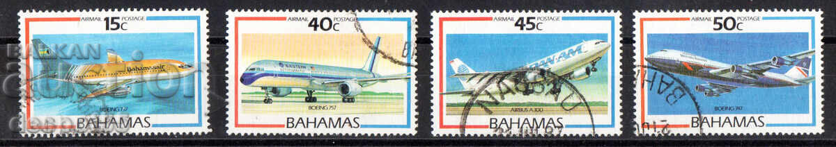 1987. Бахами. Въздушна поща - Самолети.