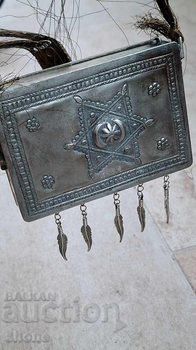 A cartridge bag, a cartridge box, a powder horn, a powder flask with price 620.00 BGN | € 317.00 A cartridge bag, a cartridge box, a powder horn, a powder flask with price 620.00 BGN | € 317.00