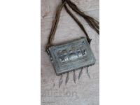 A cartridge bag, a cartridge box, a powder horn, a powder flask