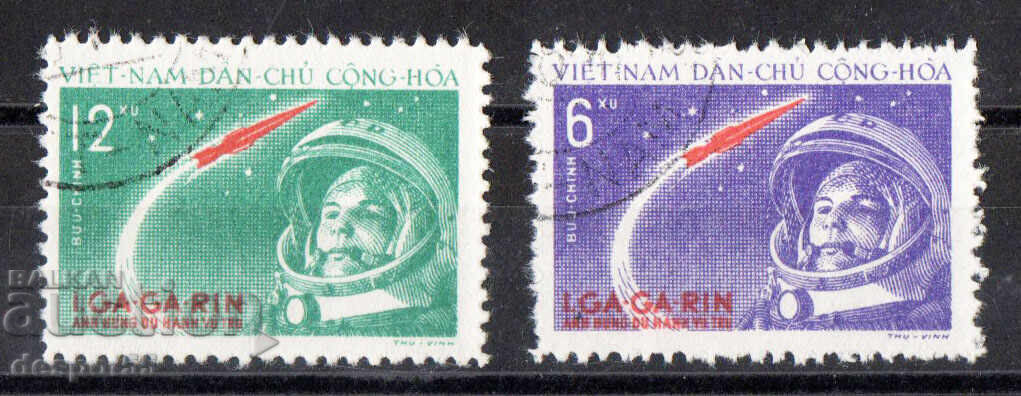 1961. North Vietnam. Yuri Gagarin's First Space Flight 1961. North Vietnam. Yuri Gagarin's First Space Flight