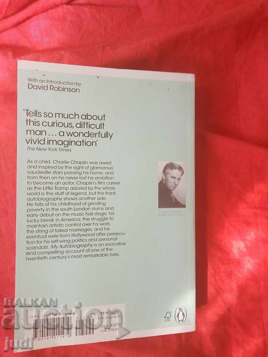 Delivery of Charlie Chaplin Autobiography 2003