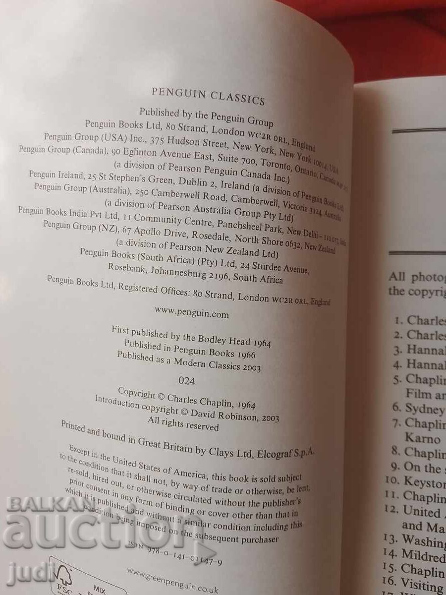 Charlie Chaplin Autobiography 2003 - 7