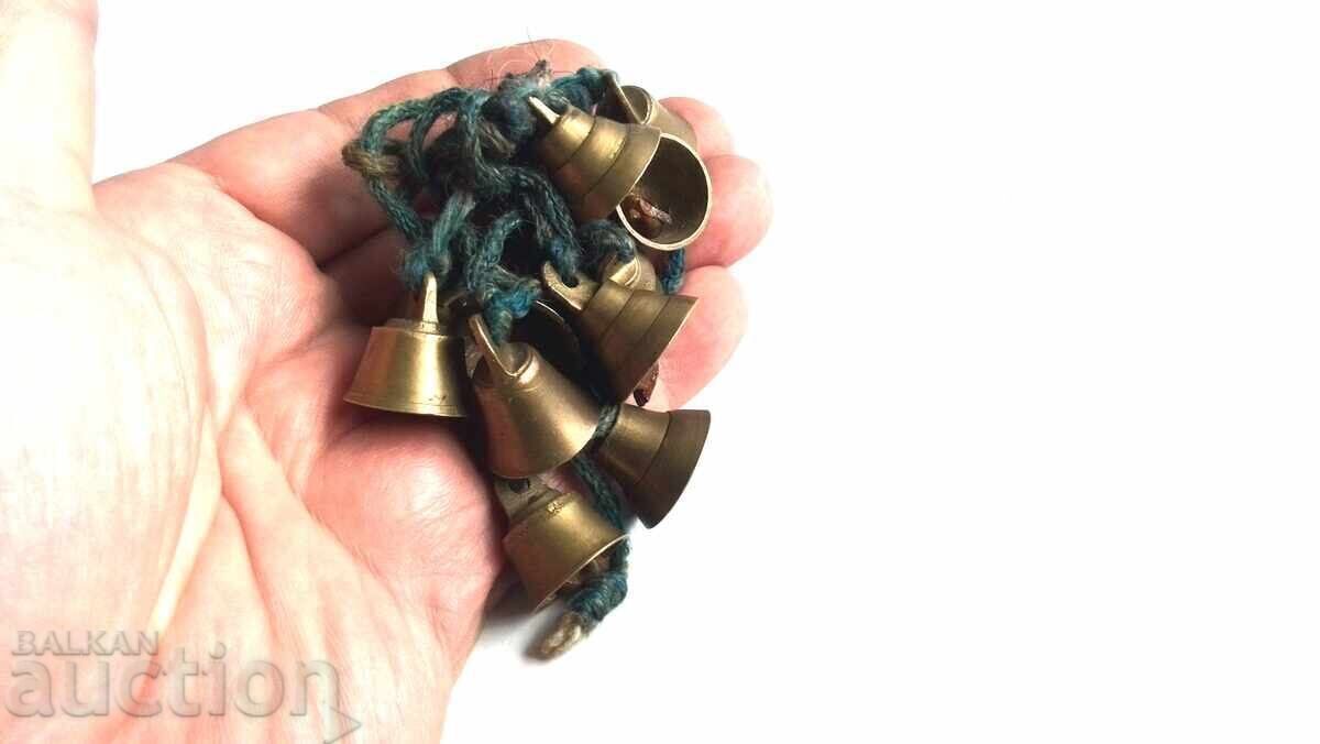 Μικρά, παλιά, μπρούτζινα κουδουνάκια 12τμχ με τιμή 45.00 BGN | € 23.01 Μικρά, παλιά, μπρούτζινα κουδουνάκια 12τμχ με τιμή 45.00 BGN | € 23.01