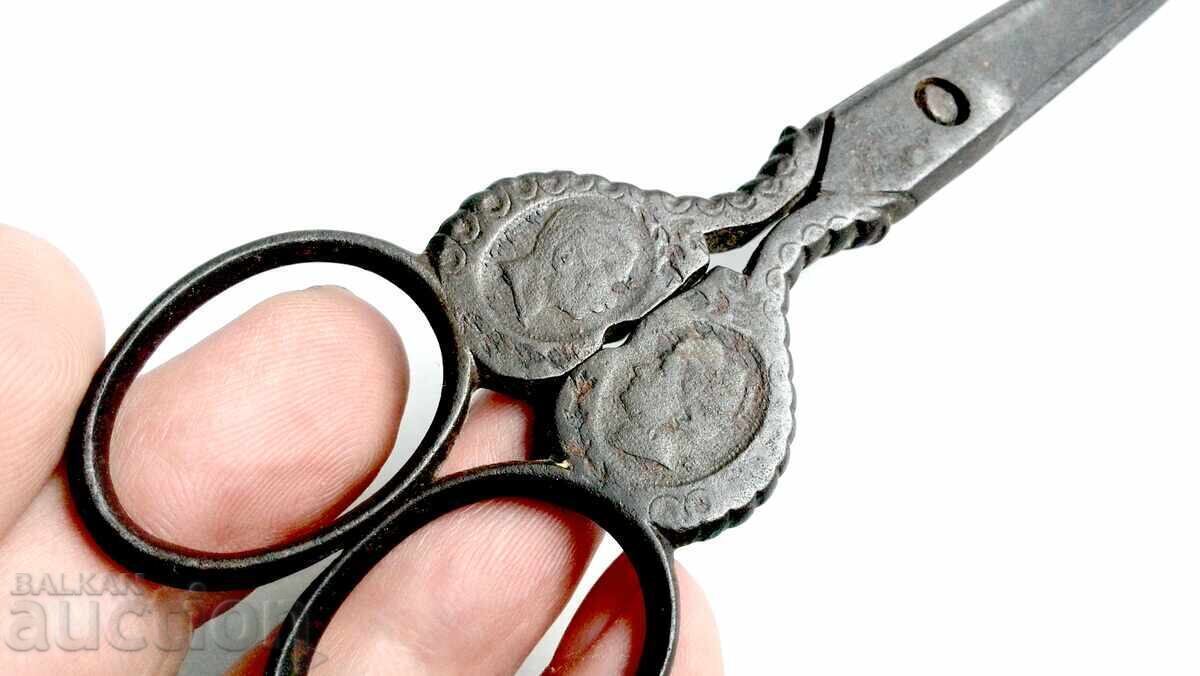 Livrarea FOARFECE ANTICĂ DIN SECOLUL AL XIX-LEA - SOLINGEN GEN - Wilhelm II și Prințesa Livrarea FOARFECE ANTICĂ DIN SECOLUL AL XIX-LEA - SOLINGEN GEN - Wilhelm II și Prințesa