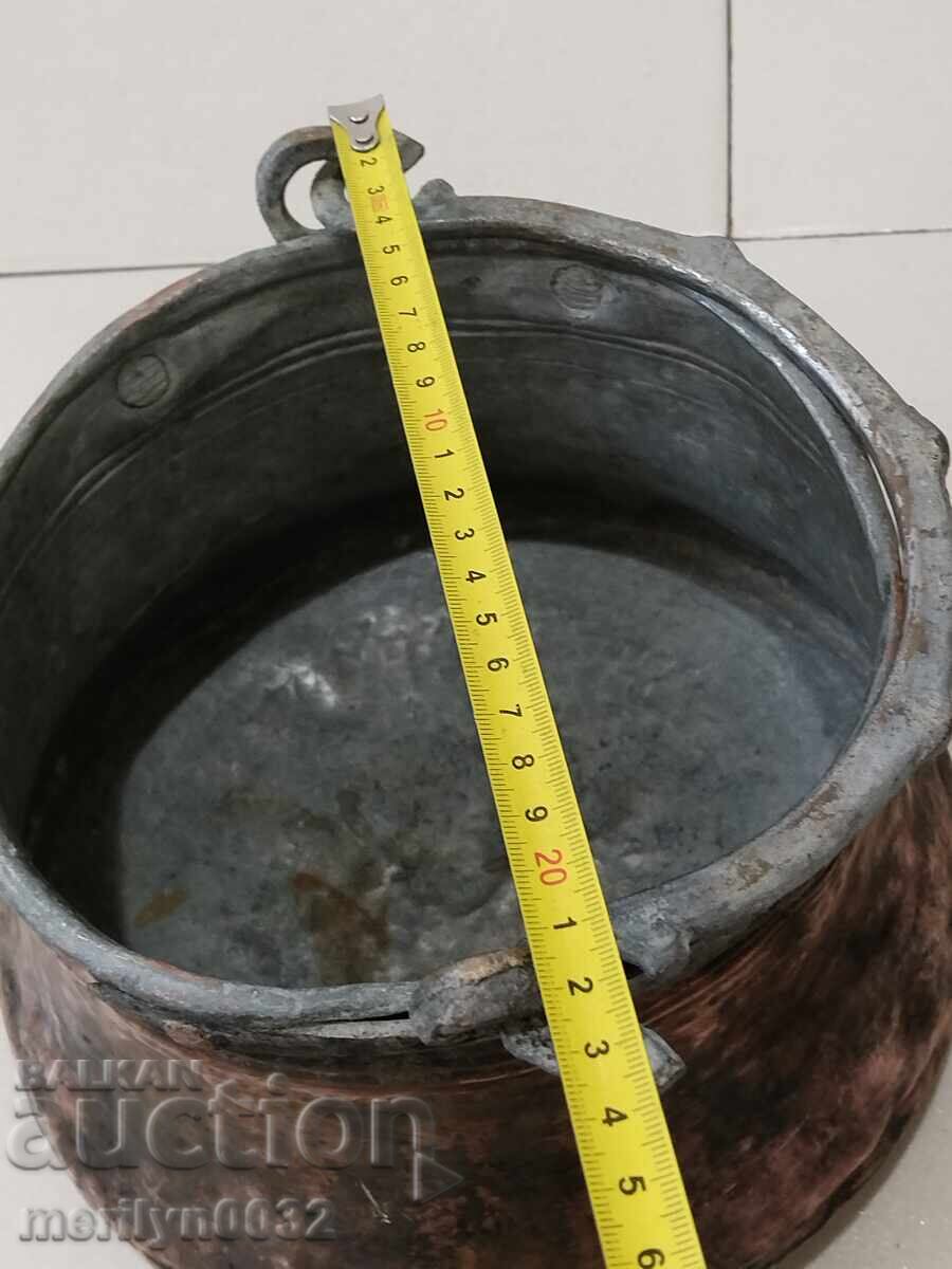 Old copper pot, copper vessel - 5 Old copper pot, copper vessel - 5