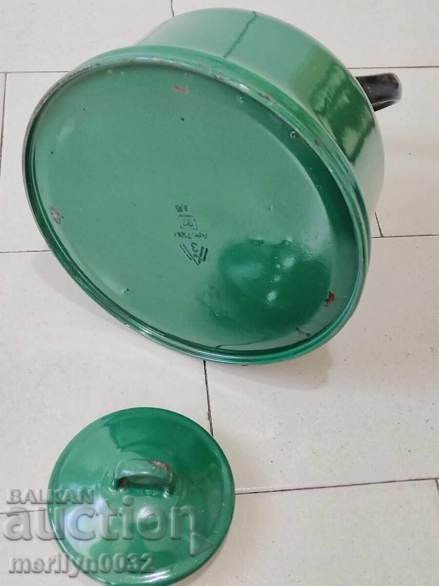 Επισμαλτωμένη τσαγιέρα από τη Σότσα, αγγείο με σμάλτο, ΕΣΣΔ - 7 Επισμαλτωμένη τσαγιέρα από τη Σότσα, αγγείο με σμάλτο, ΕΣΣΔ - 7