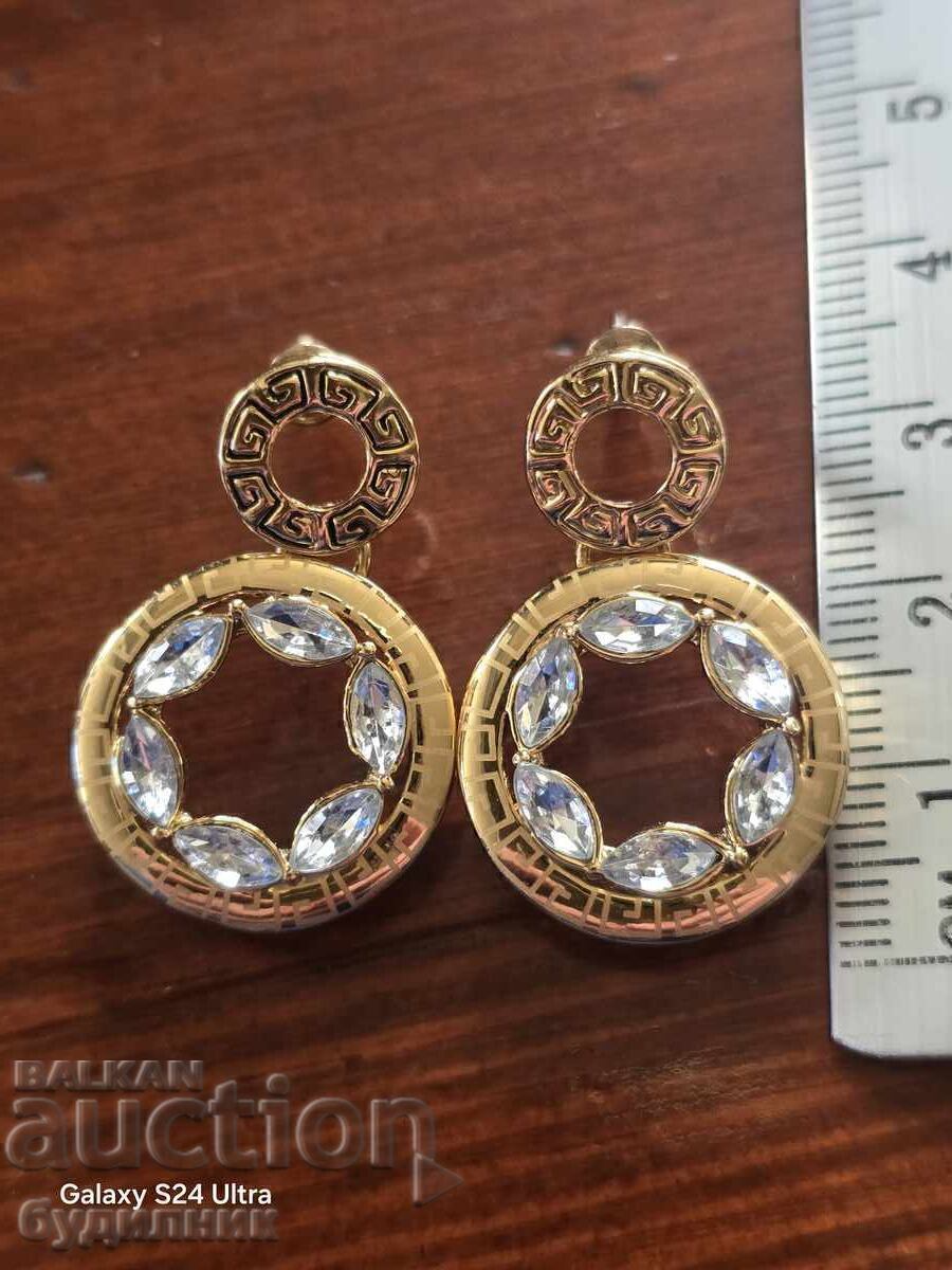 Позлатени нови обеци БЗЦ - 7 Позлатени нови обеци БЗЦ - 7