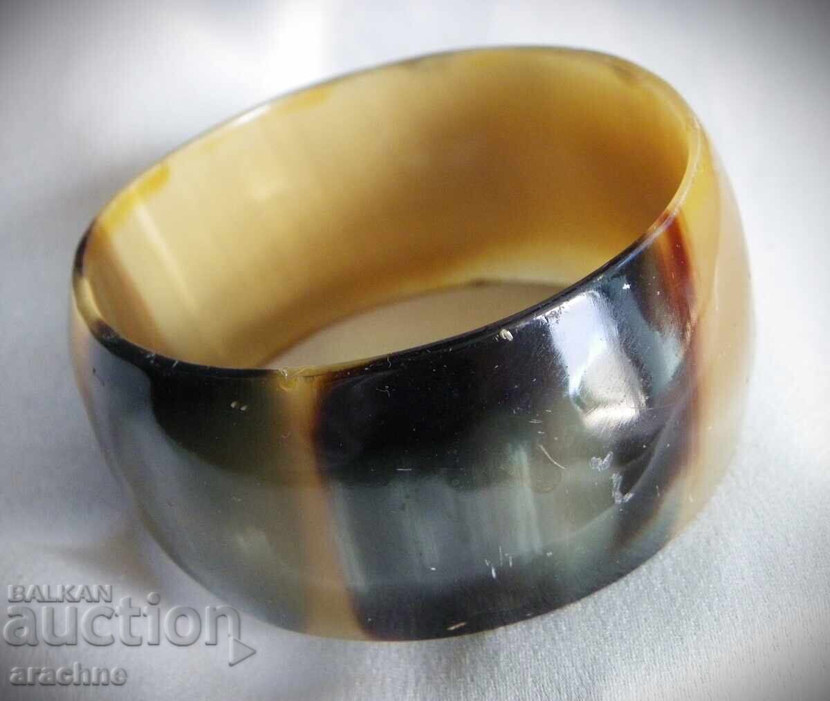 Доставка на Широка гривна от рог на американски бизон-buffalo horn