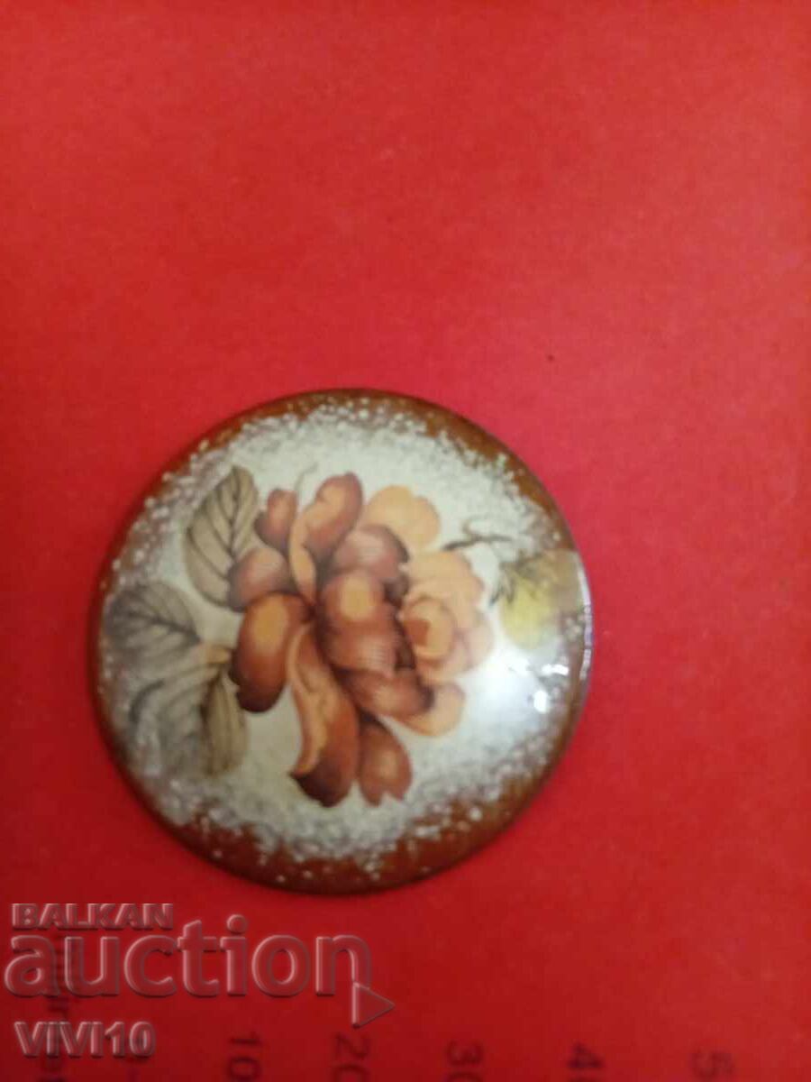 Antique Enamel Brooch Germany Antique Enamel Brooch Germany