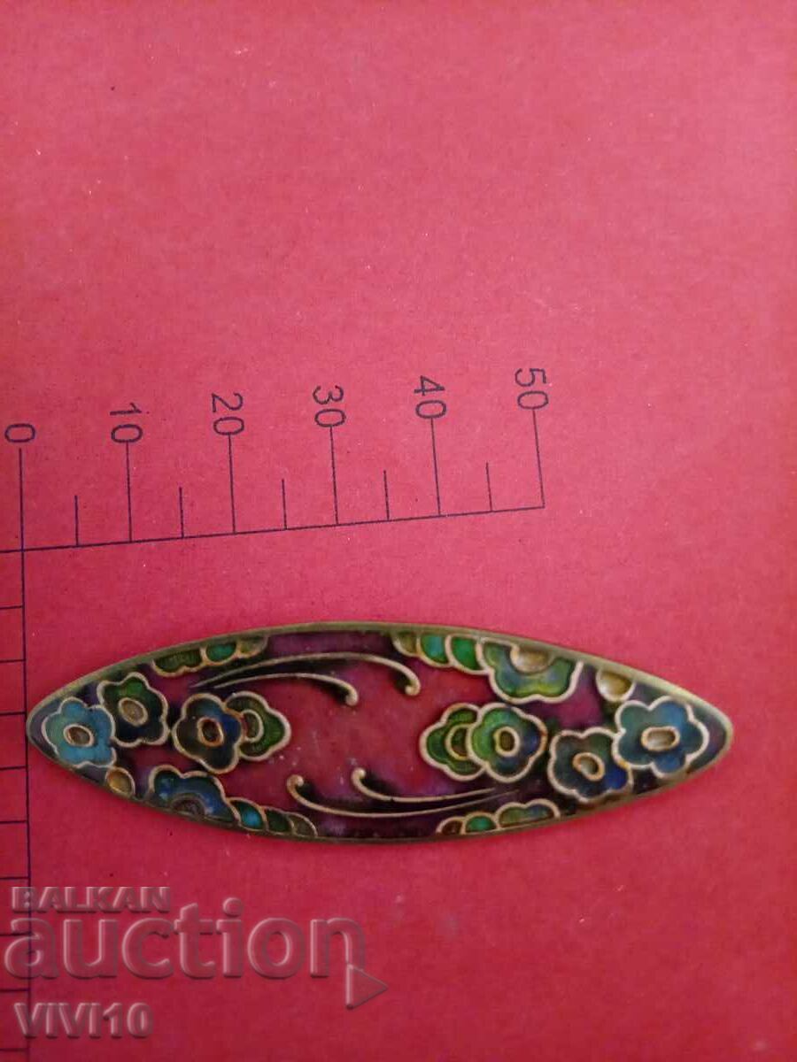 Antique Enamel Brooch Antique Enamel Brooch