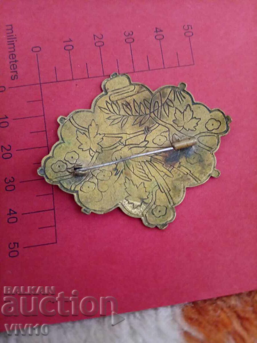 Antique enamel brooch, old China with price 70.00 BGN | € 35.79