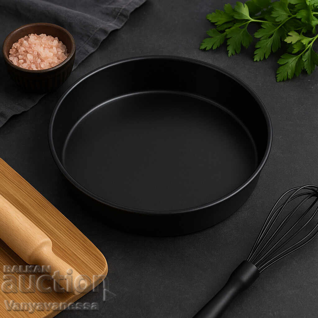 Tavă Rosberg Premium, 8", oțel carbon, antiaderent, acoperire