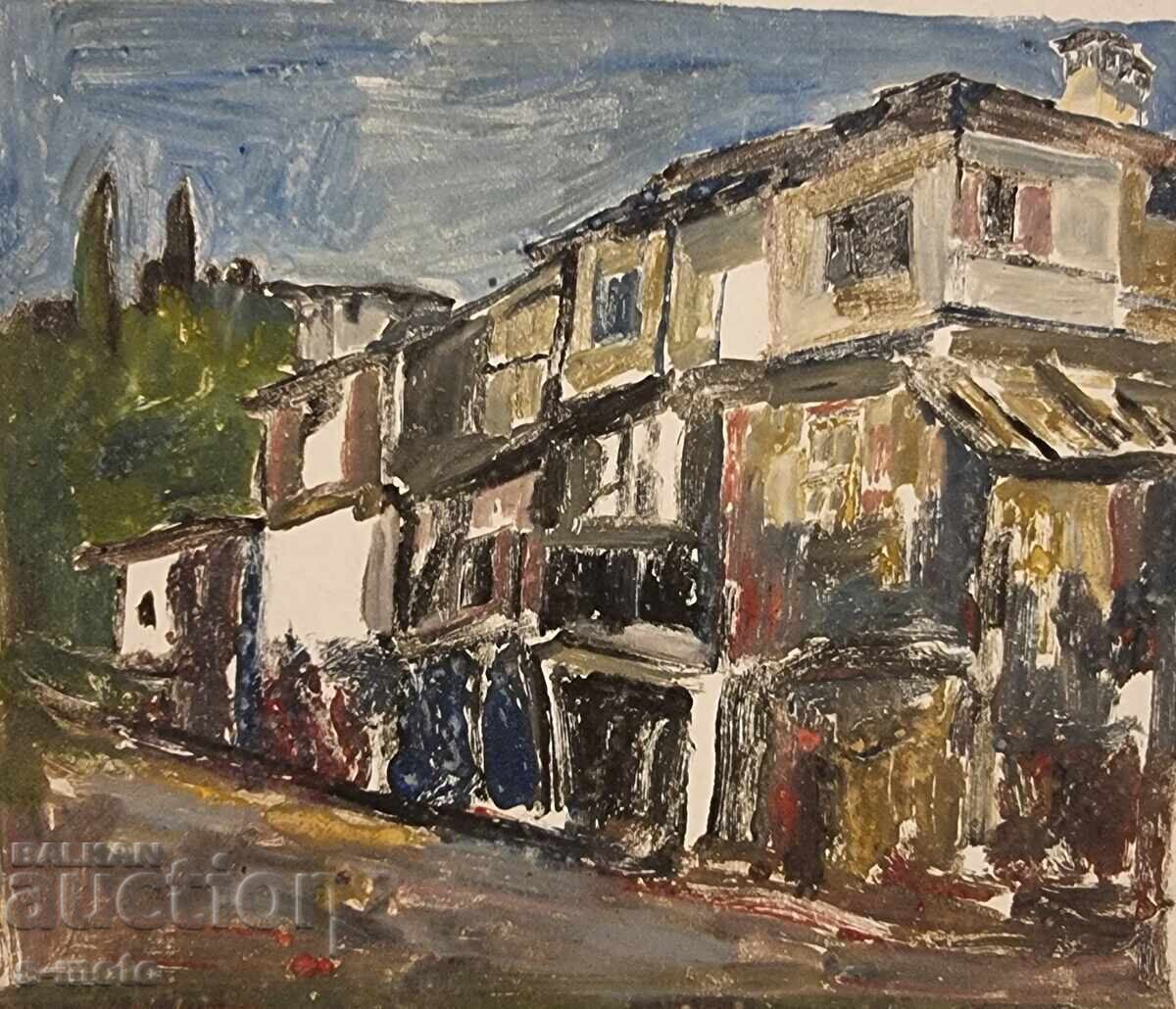 Auction  Peter Nenov Graphic, Monotype Landscape