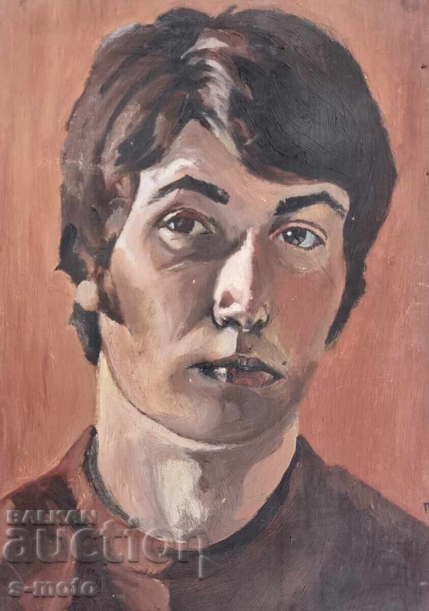 Petar Nikolov tablou ulei portret cu preț 400.00 BGN | € 204.52 Petar Nikolov tablou ulei portret cu preț 400.00 BGN | € 204.52