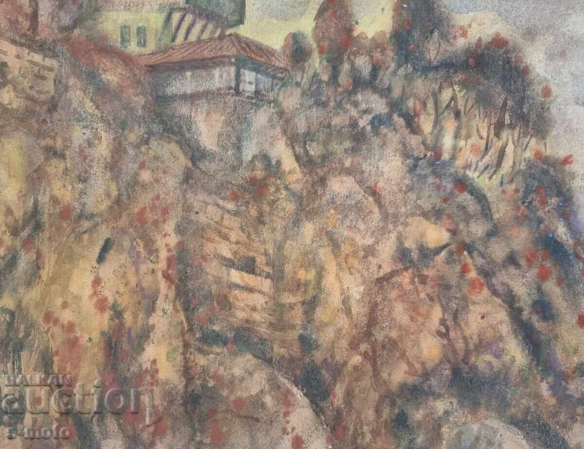 Stoyan Domuschiev / 1935 - 2021 / Watercolor seascape - 5 Stoyan Domuschiev / 1935 - 2021 / Watercolor seascape - 5