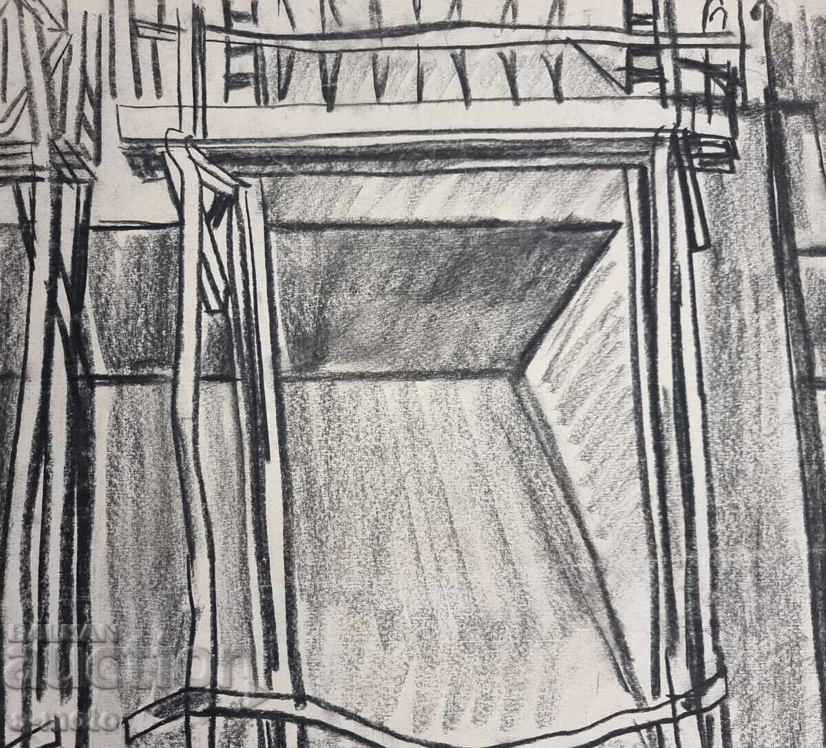 Доставка на Стоян Домусчиев / 1935 - 2021 / Композиция пастел