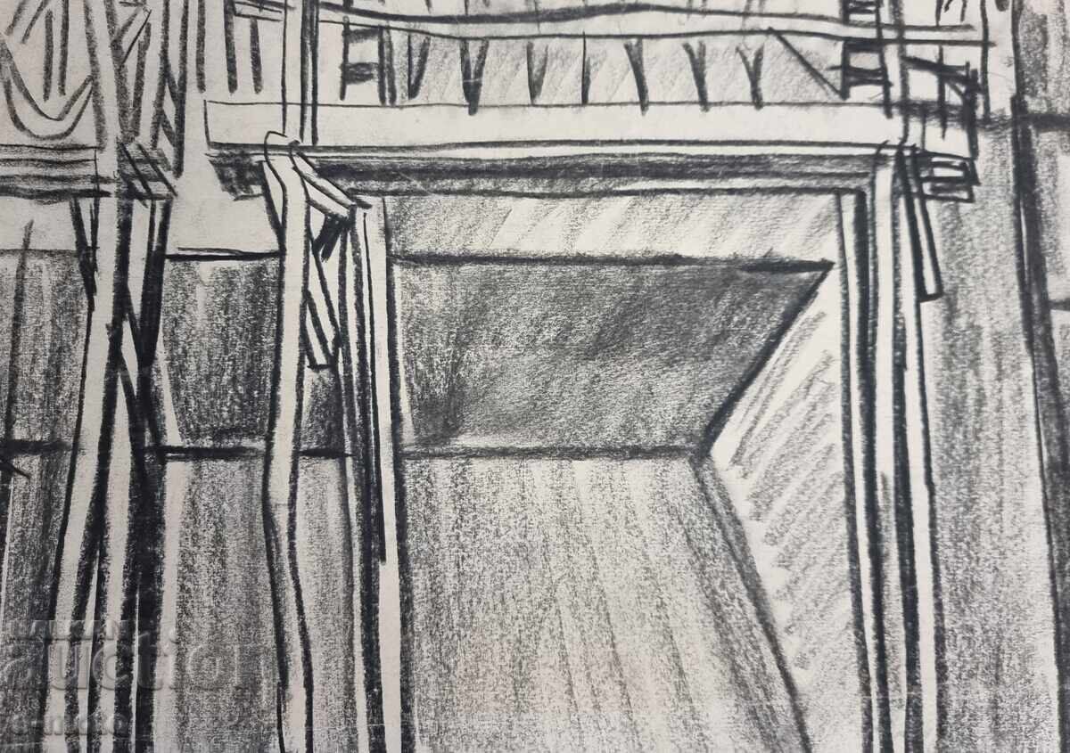 Стоян Домусчиев / 1935 - 2021 / Композиция пастел - 5