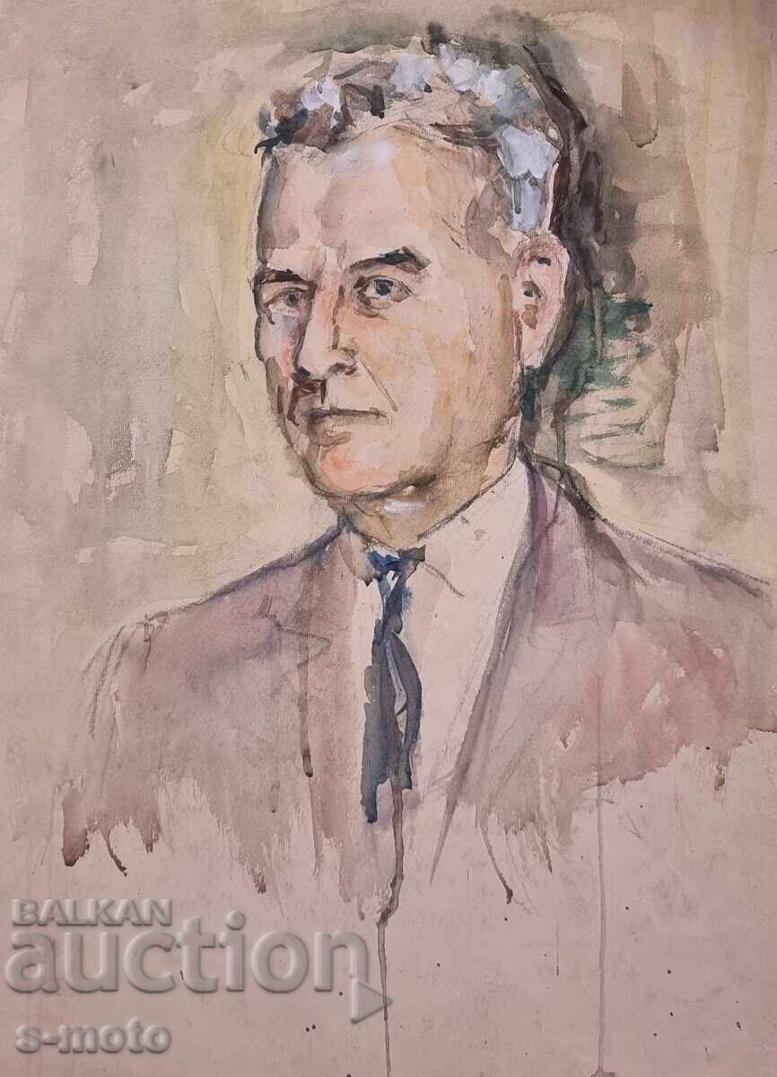 Pictură acvărel Stanka Vasileva Portret cu preț 350.00 BGN | € 178.95