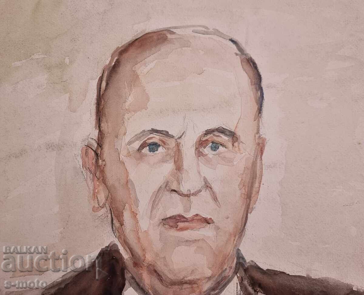 Delivery of Vasilieva Stanka Watercolor Painting Portrait Delivery of Vasilieva Stanka Watercolor Painting Portrait