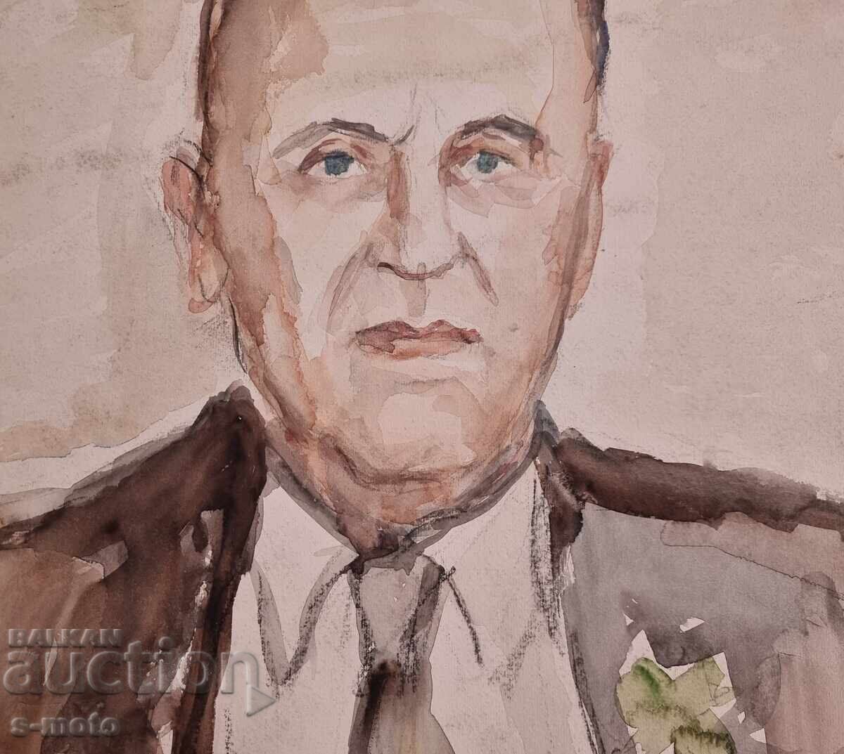 Vasilieva Stanka Watercolor Painting Portrait - 6 Vasilieva Stanka Watercolor Painting Portrait - 6