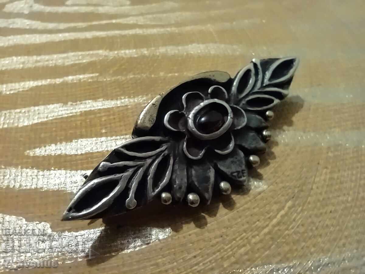 Z Brooch - Silver Handmade Almandine 20.04.25 with price 199.00 BGN | € 101.75