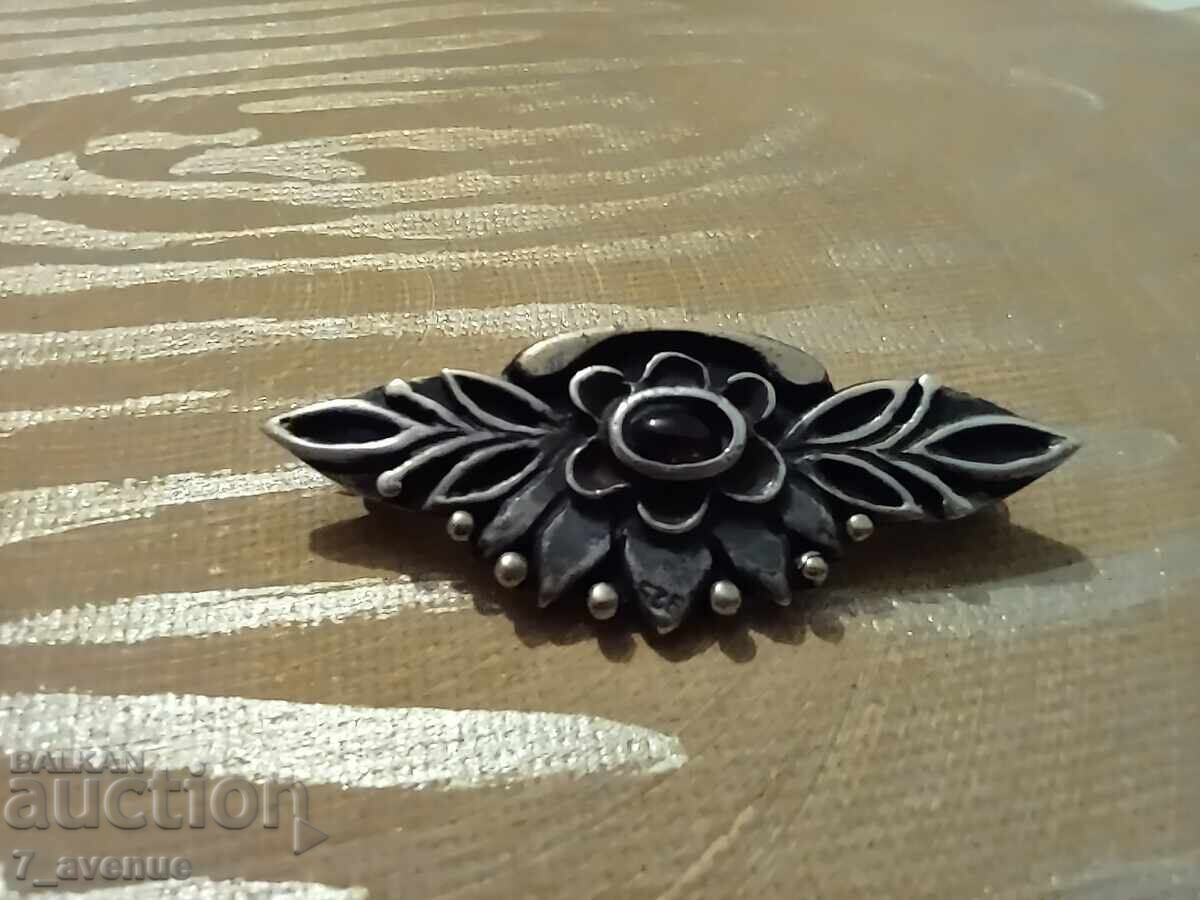 Z Brooch - Silver Handmade Almandine 20.04.25 - 5