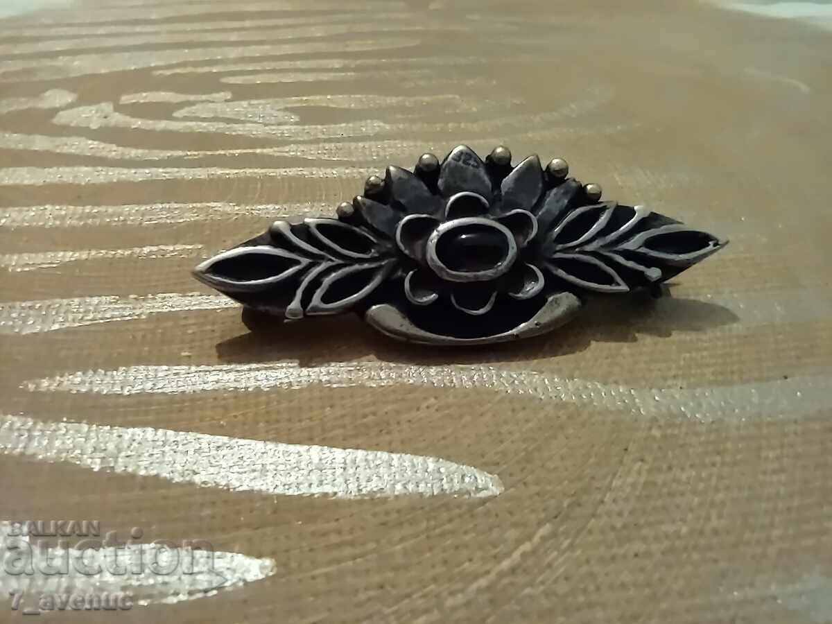 Z Brooch - Silver Handmade Almandine 20.04.25 - 6