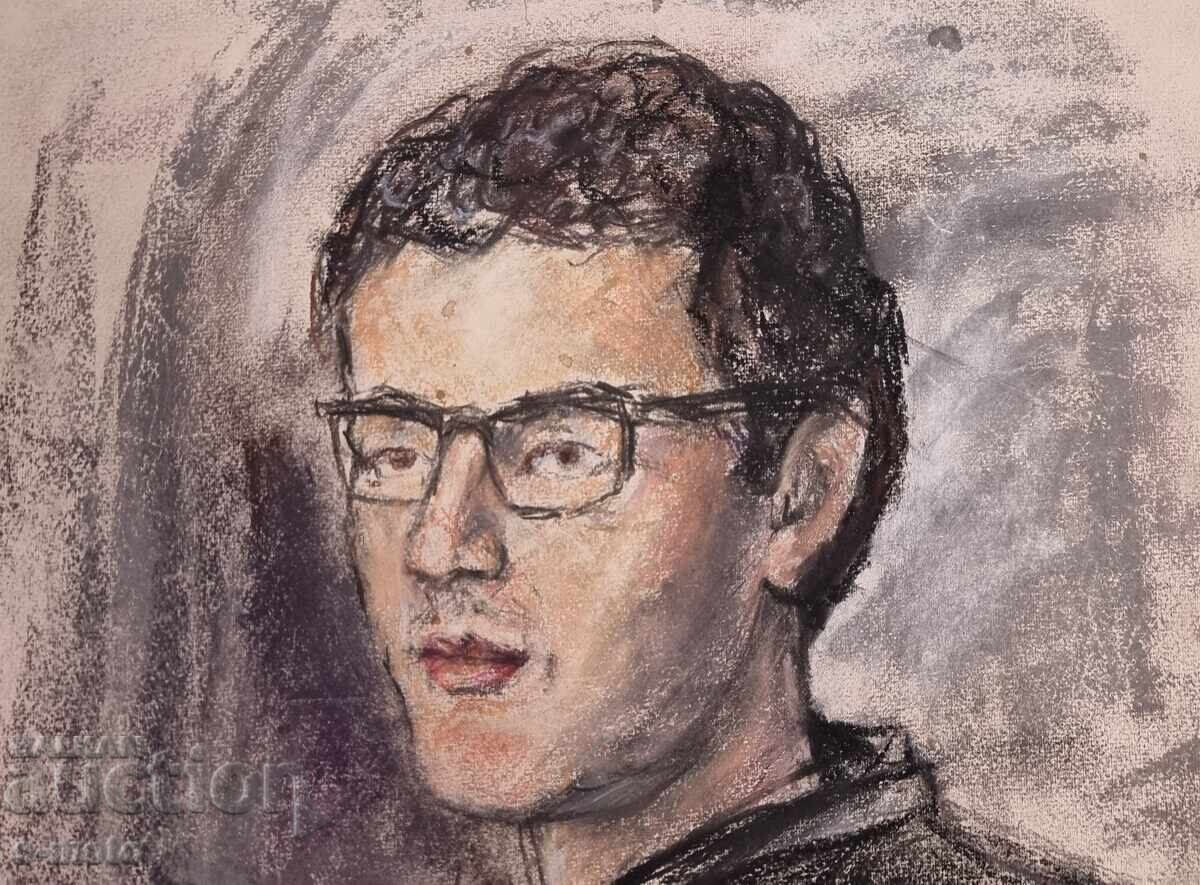 Доставка на Станка Василева картина пастел Портрет