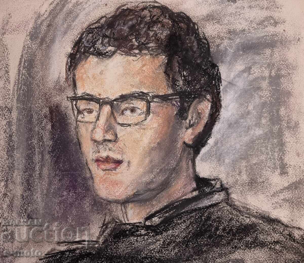 Станка Василева картина пастел Портрет - 5