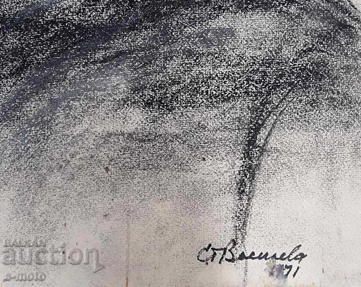 Станка Василева картина пастел Портрет - 7