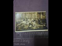 Cartolină Poștală Picnic de Familie