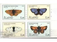 1994 Αάαλαντ. Πεταλούδες - 10 γρ. σε γραμματόσημα Αάαλαντ. Μπλοκ