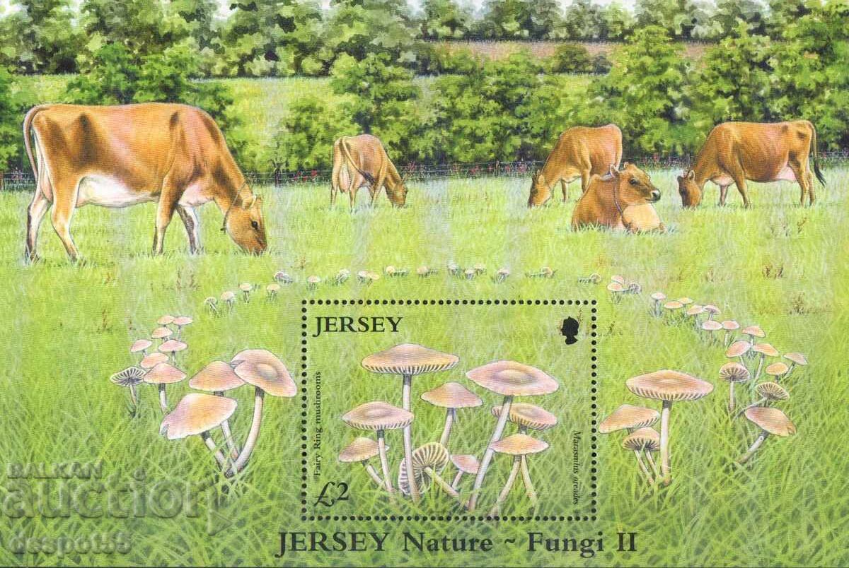 2005. Jersey. Natură - Ciuperci. Bloc 2005. Jersey. Natură - Ciuperci. Bloc