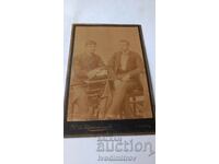 Fotografie Doi tineri Carton